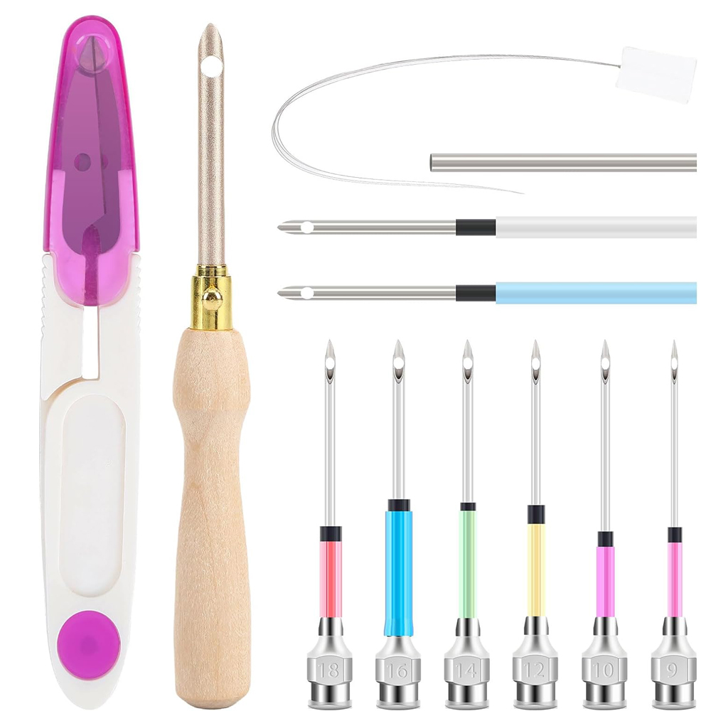 Punch Needle Handle - 13 adet yumruk iğne kiti ayarlanabilir