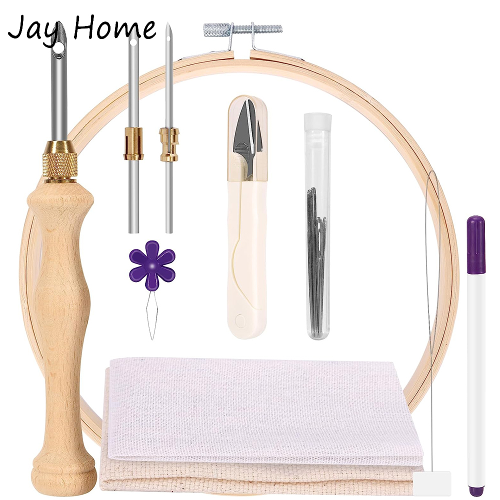 Punch Needle Handle - Punch İğne Başlangıç Kiti ile Nakış
