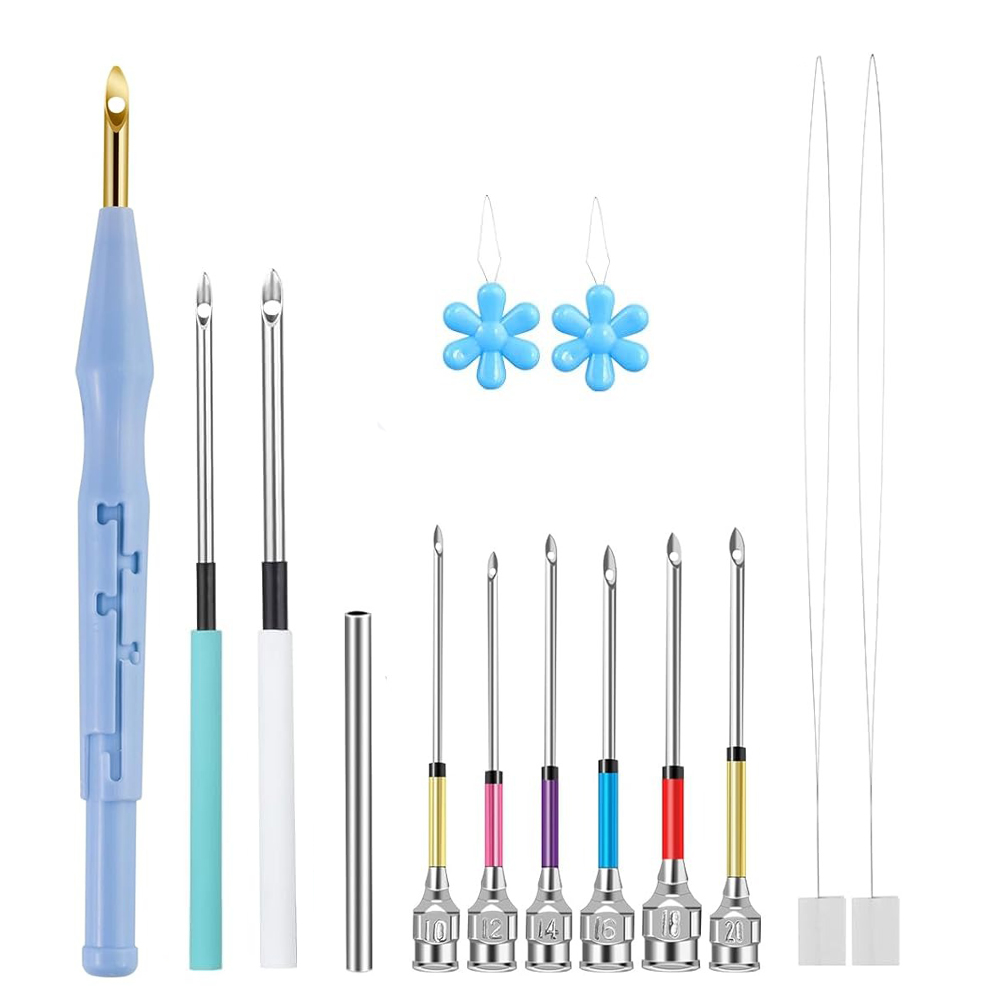 Punch Needle Handle - 14 adet yumruk iğne seti ayarlanabilir