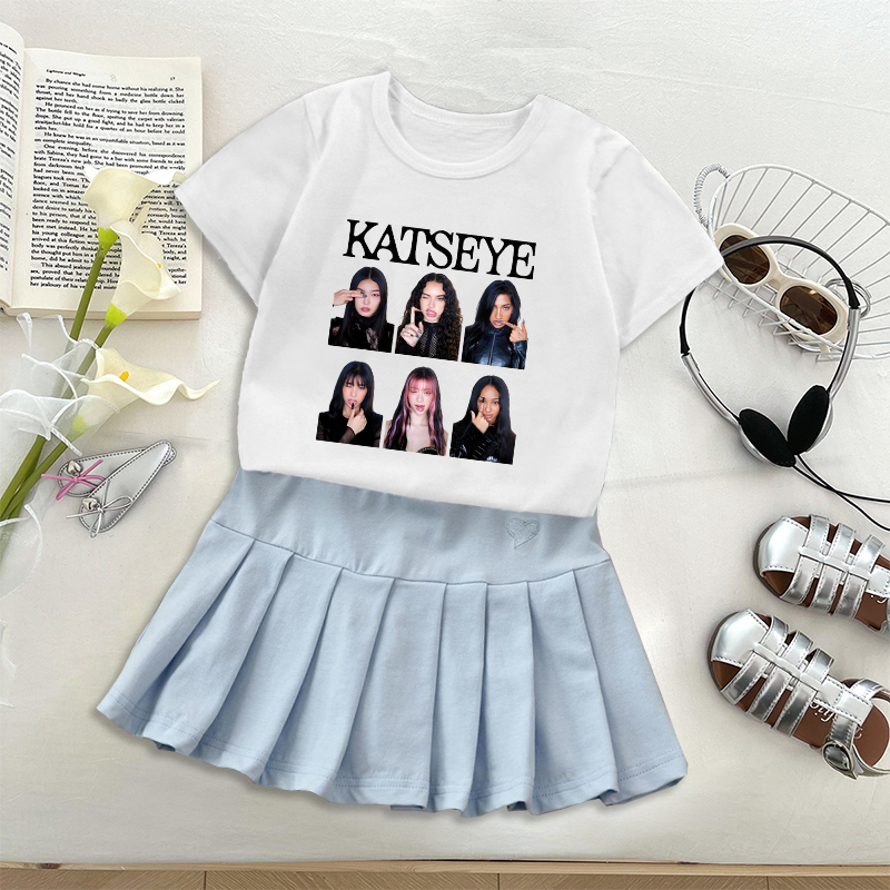 Moda K POP K-KATSEYE Tişört Pi - Embroidery Shirt incelemesi ve fiyatı