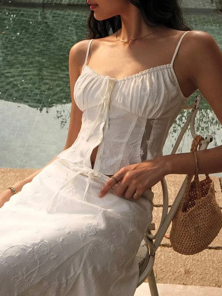Chicheca Yaz Beyaz Elbise Seti - Embroidery White Dress incelemesi ve fiyatı