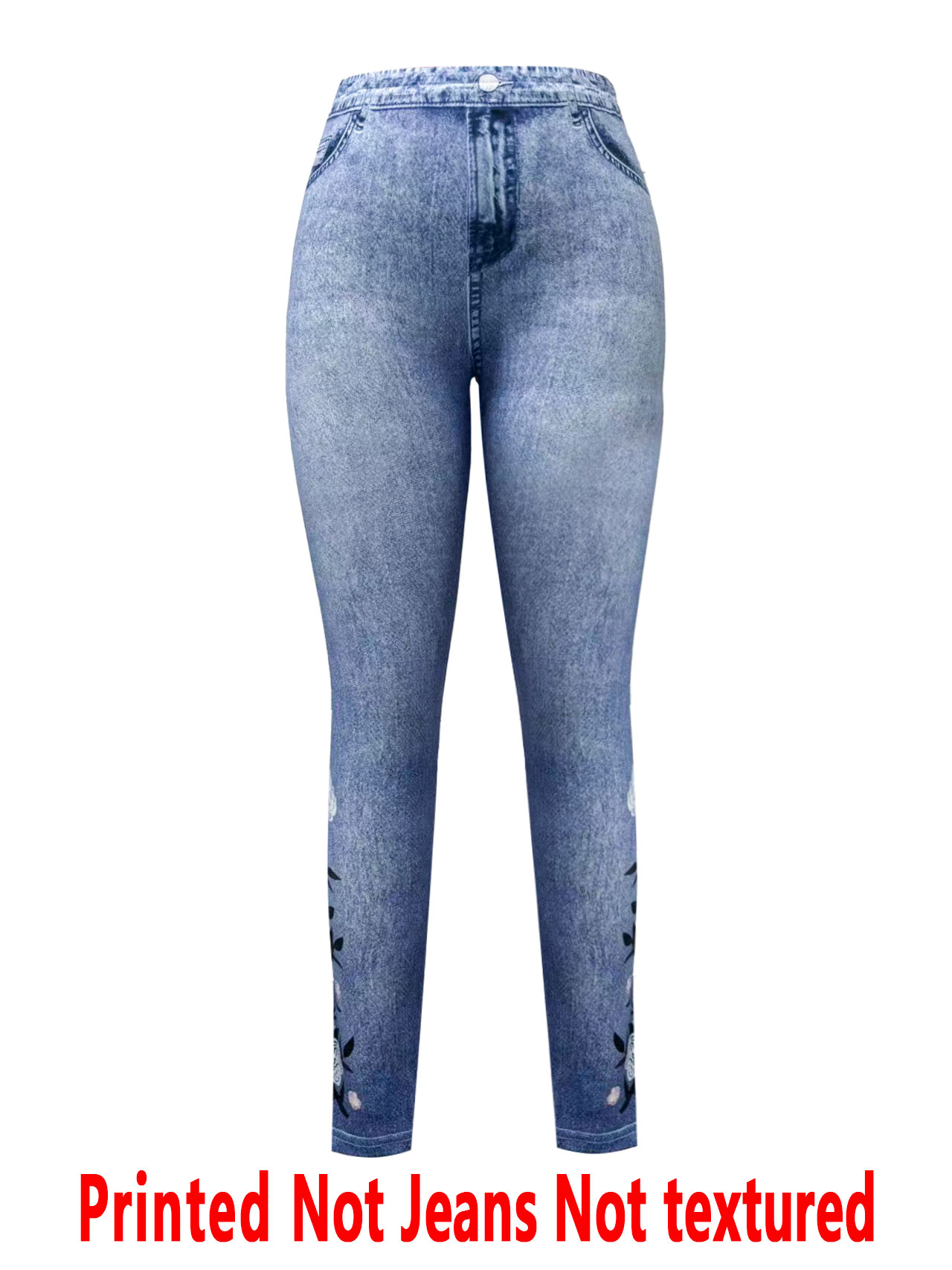 1293 [Baskılı Pantolon - Denim - Embroidery Effect incelemesi ve fiyatı