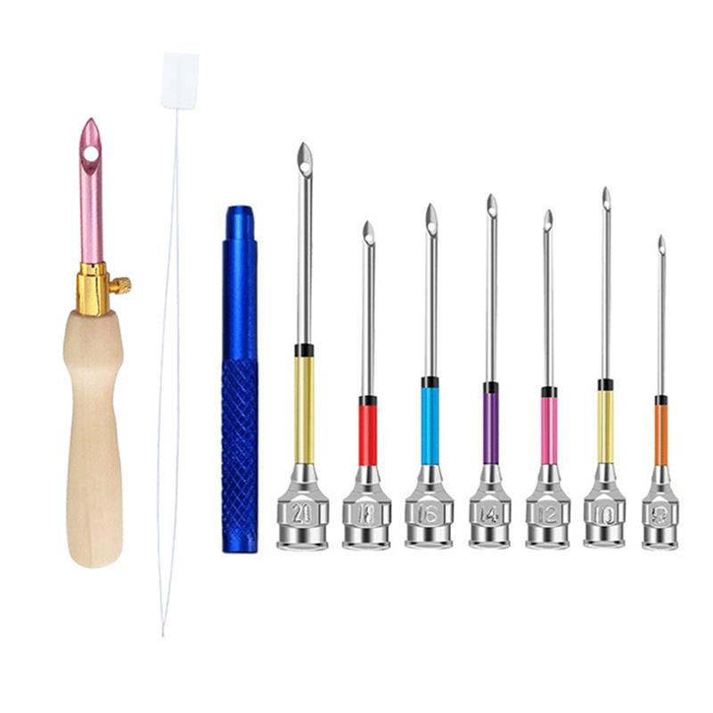 1-17 adet yumruk iğne aracı ki - Punch Needle Handle incelemesi ve fiyatı