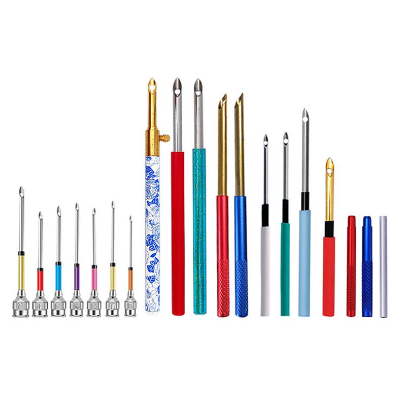 1-17 adet yumruk iğne aracı ki - Punch Needle Handle incelemesi ve fiyatı