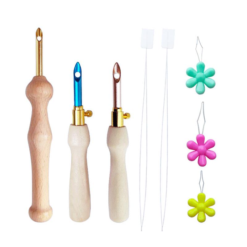 1-17 adet yumruk iğne aracı ki - Punch Needle Handle incelemesi ve fiyatı