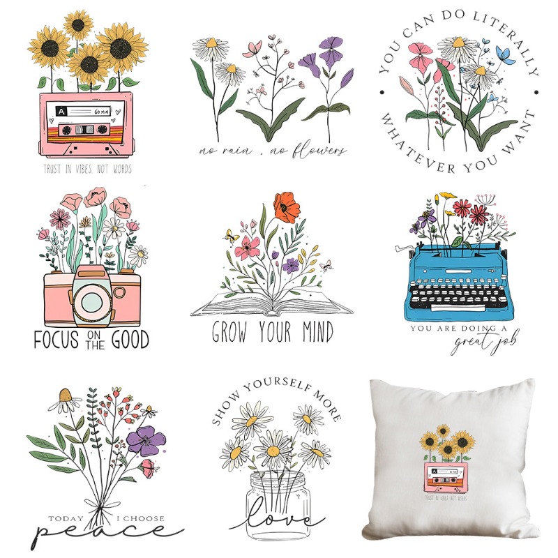 Çizgi Film Çiçek Desenli Ütüyl - Embroidery Diy incelemesi ve fiyatı