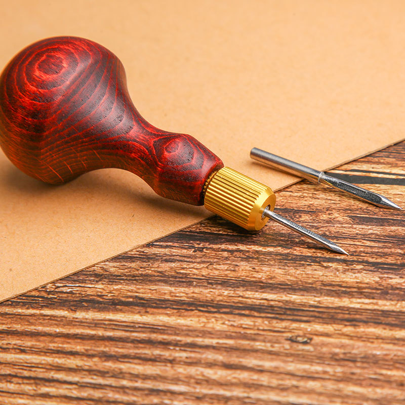 1 takım DIY Deri Yumruk Awl Ah - Punch Needle Handle incelemesi ve fiyatı