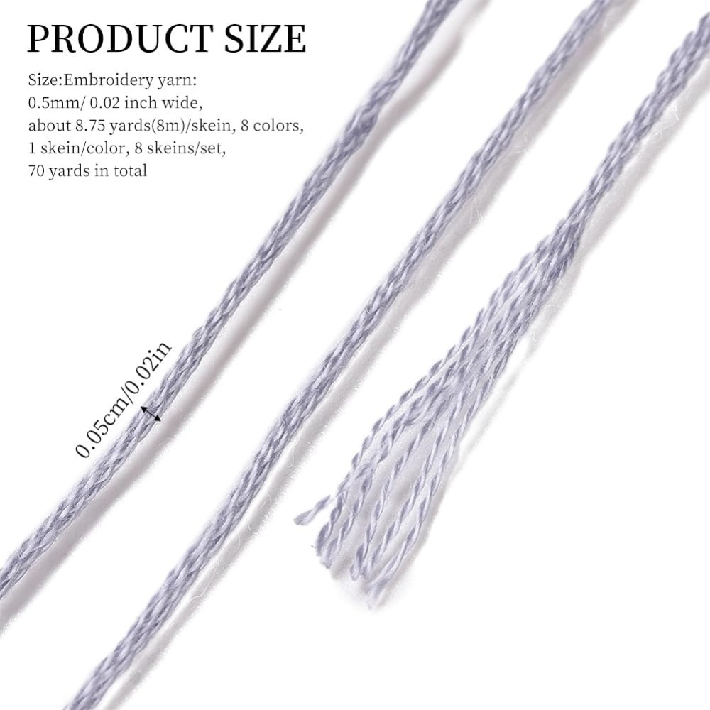 8 Skeins 70 Metre Gri Dostluk  - Embroidery X Stitch incelemesi ve fiyatı
