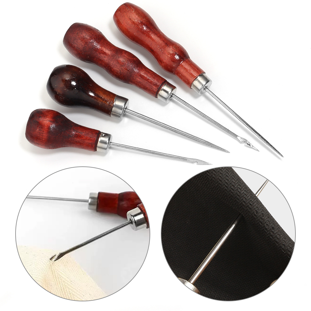 Ahşap Saplı Awl DIY Deri Çadır - Punch Needle Handle incelemesi ve fiyatı