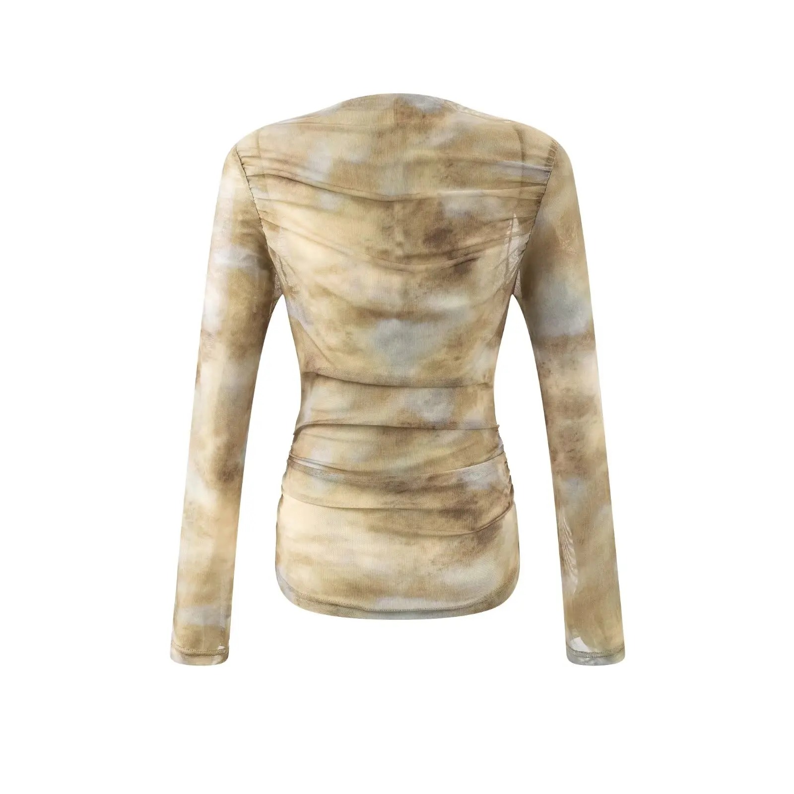 2025 Seksi Tie-Dye Baskılı Büz - Embroidery Shirt incelemesi ve fiyatı