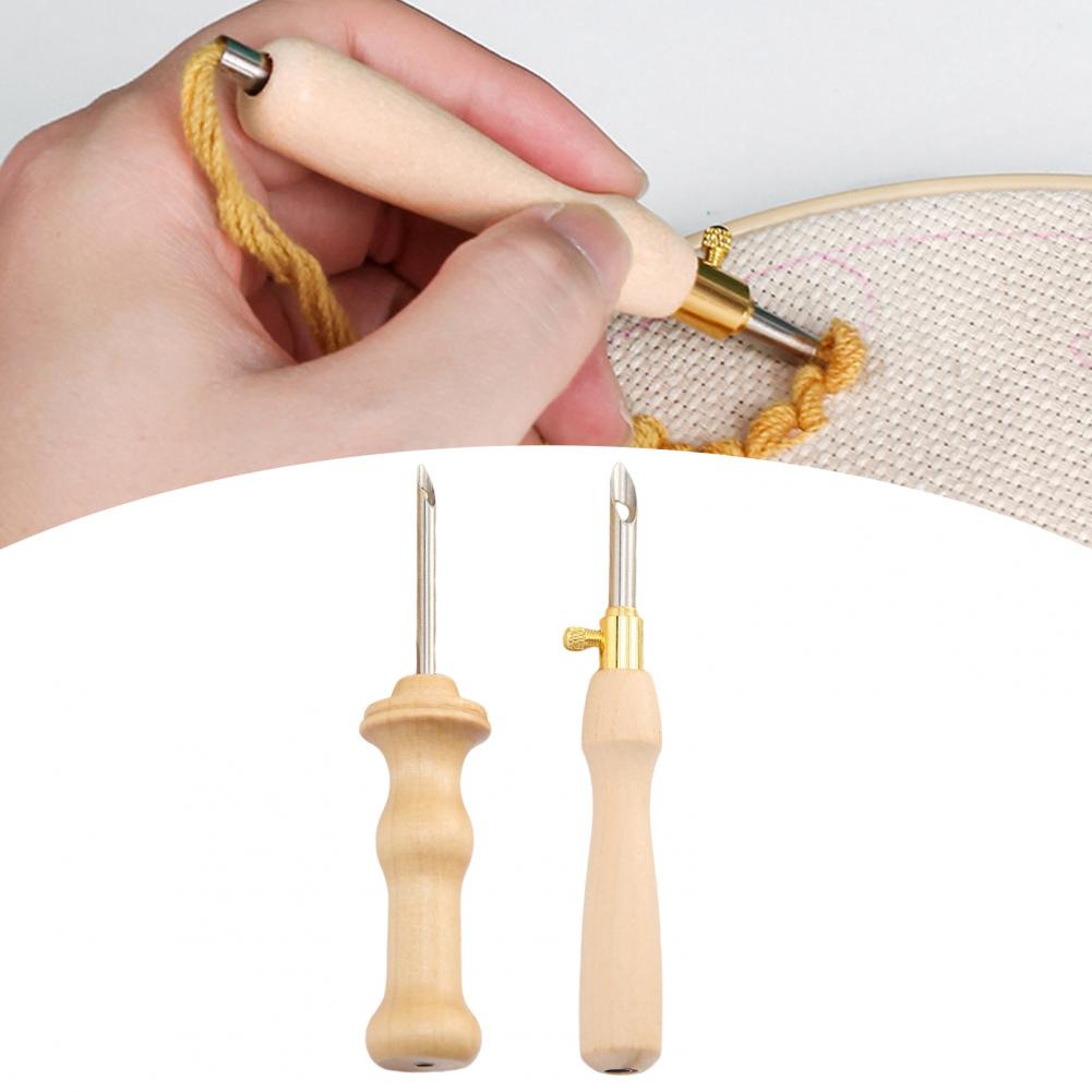 Nakış Iğnesi Ahşap Saplı Örgü  - Punch Needle Handle incelemesi ve fiyatı