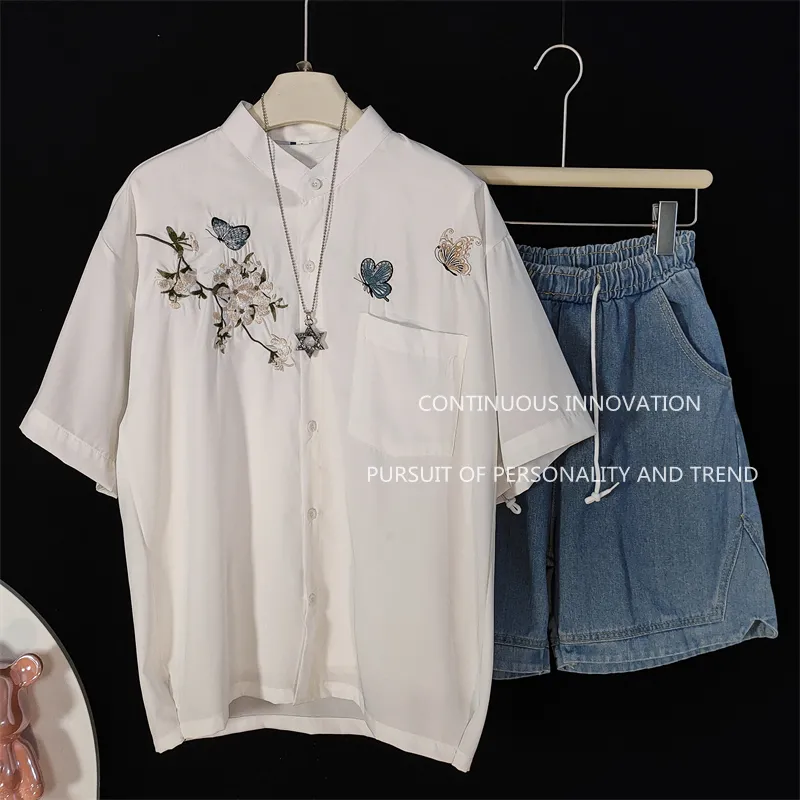 Erkek 3 Parça Takım Çin Tarzı  - Embroidery Shirt incelemesi ve fiyatı