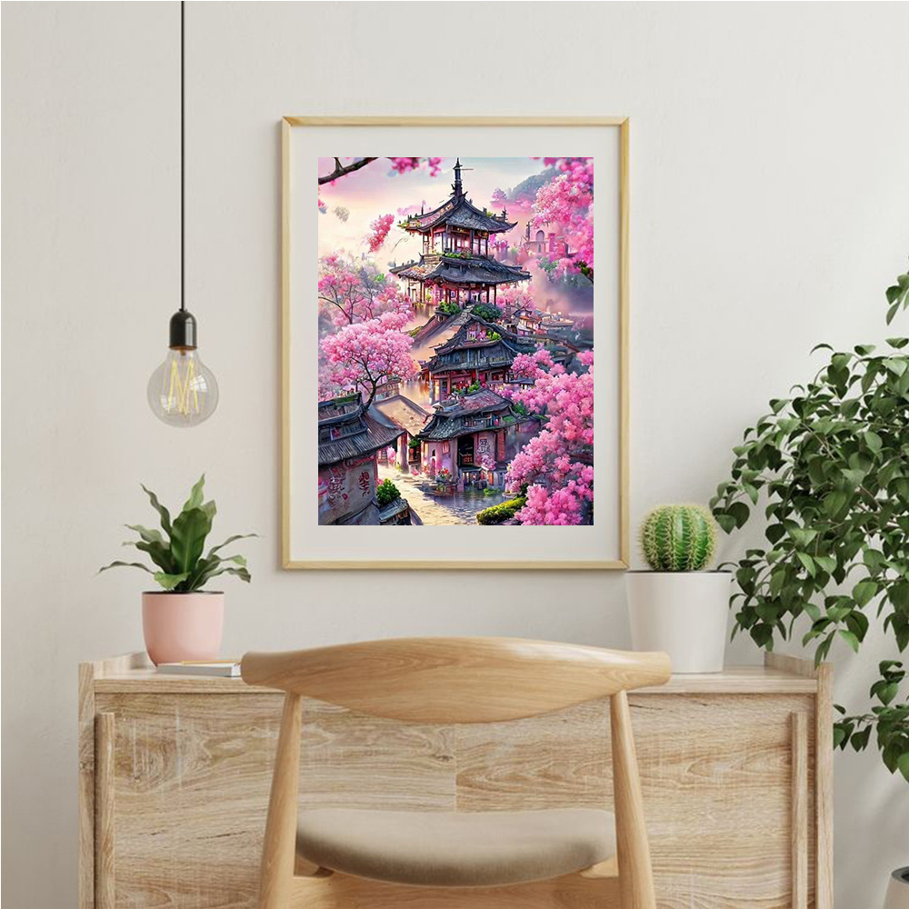 Momoart elmas nakış ev manzara - Embroidery X Stitch incelemesi ve fiyatı