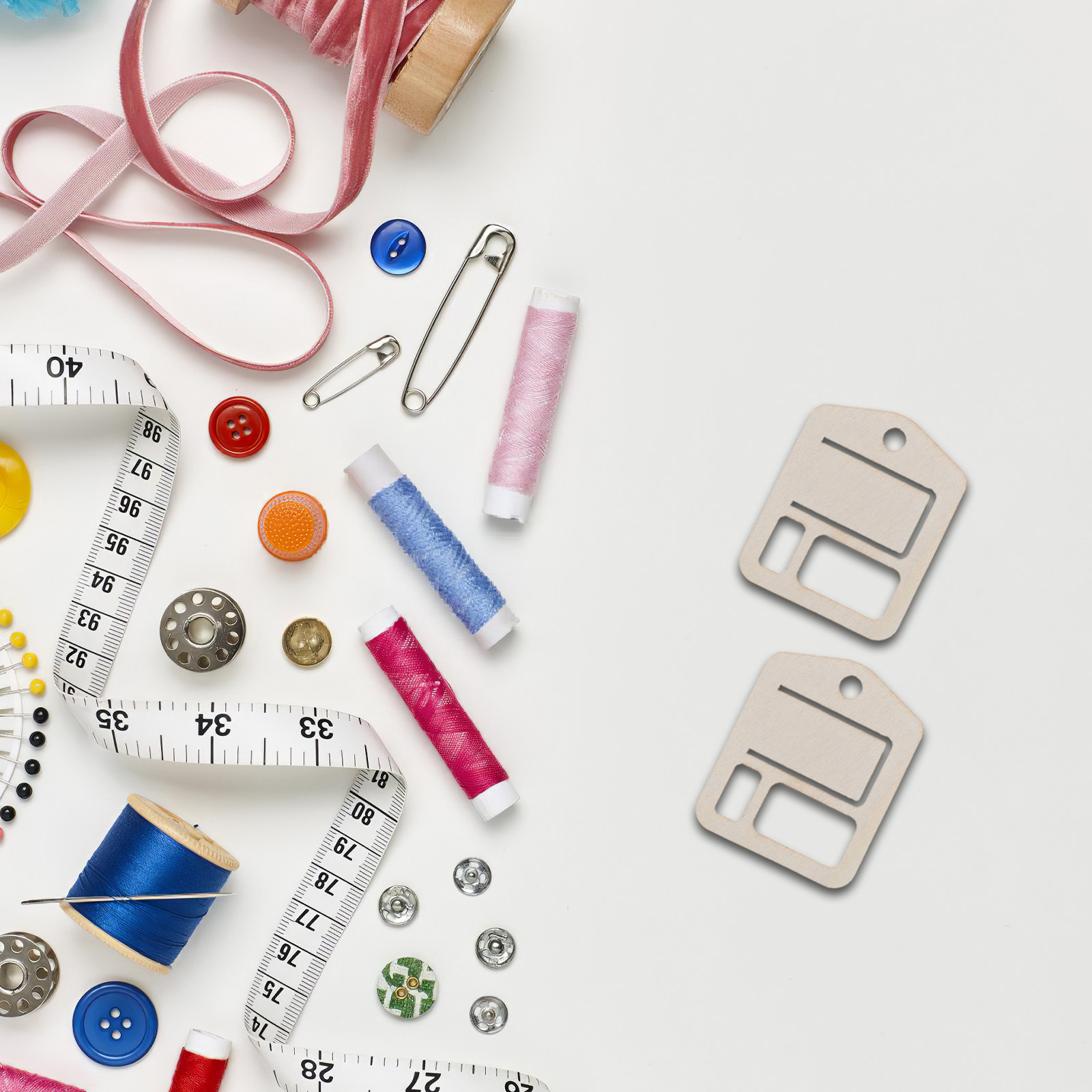 100 Adet Ahşap El İşi İplik Dü - Embroidery X Stitch incelemesi ve fiyatı