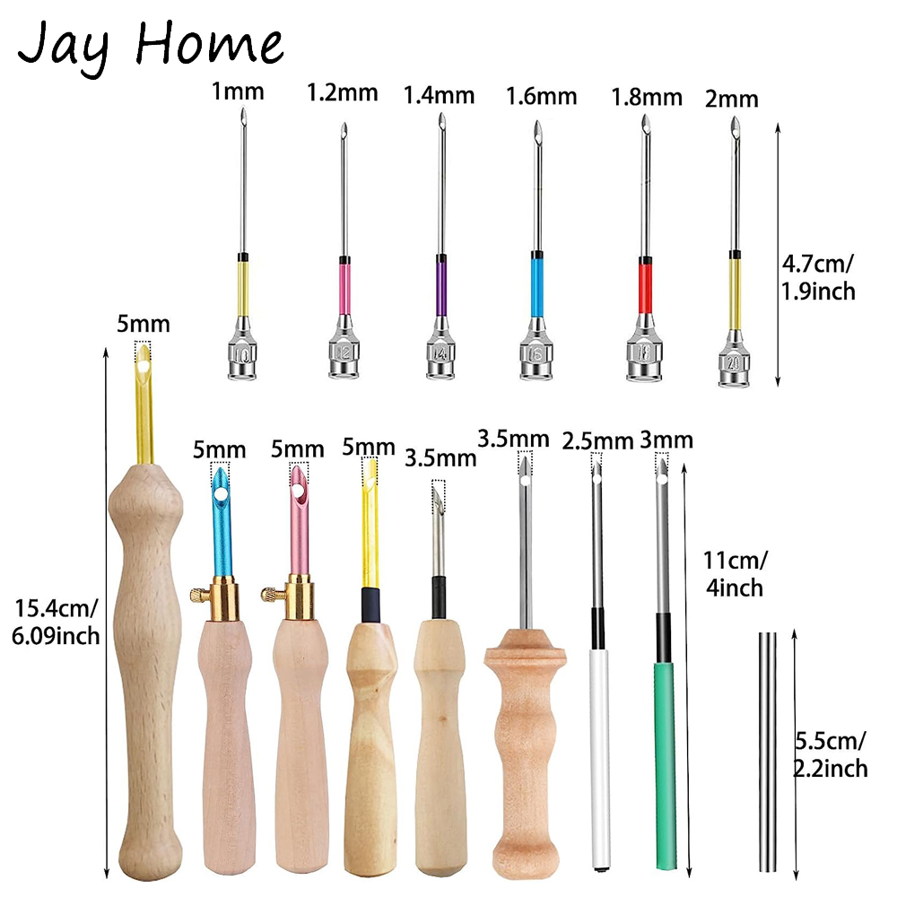Yumruk İğne Seti Ahşap Nakış K - Punch Needle Handle incelemesi ve fiyatı