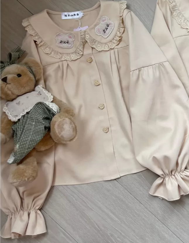 Lolita Bluz Sevimli Ayı Nakışl - Embroidery Yellow incelemesi ve fiyatı